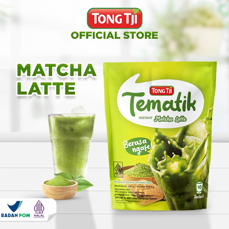 

[♛N98/] Tong Tji Tematik Matcha Latte Instant Pouch [144]
