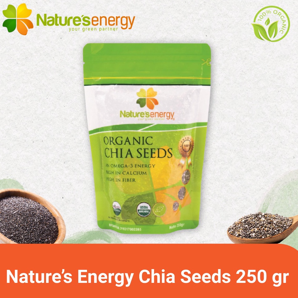 

[KODE KAMTB] Natures Energyanic Chia Seeds 250 gr