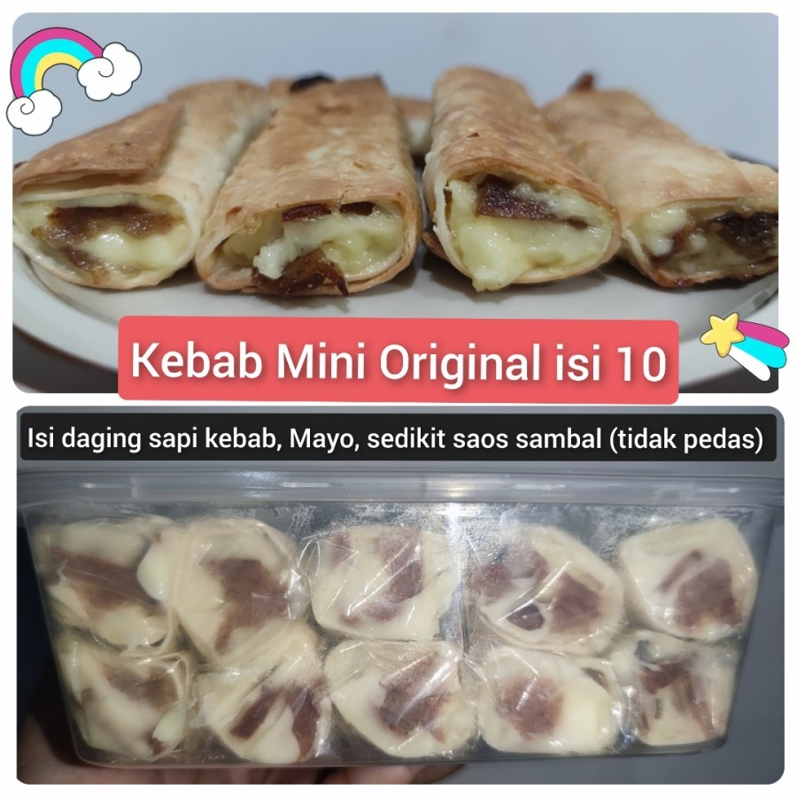 

Kebab Beef Mayo Original si 10pcs