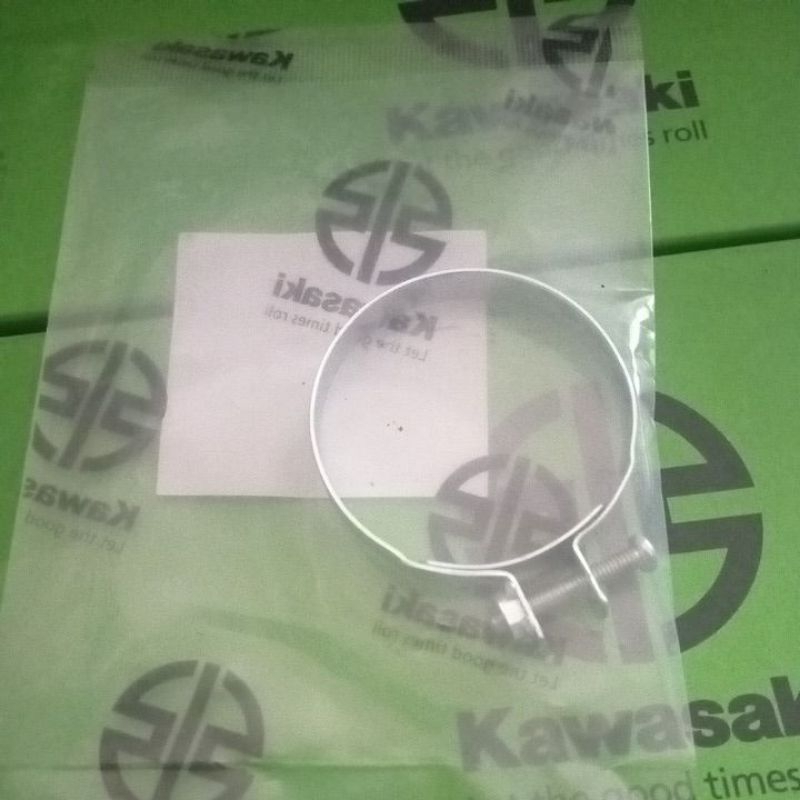 KLEM CLAMP KECIL KARET FILTER UDARA BOX FILTER KARBU NINJA RR ORIGINAL KAWASAKI 92173-1104