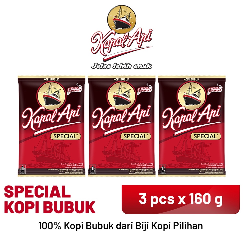 

[♡C78>] KAPAL API Special Merah 3 X 160 gr [86]