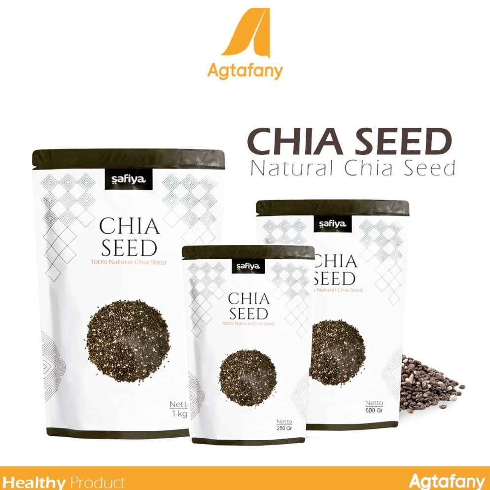 

[✪D82<] Organic Black Chia Seed 1 Kg Chiaseed Premium Original [264]
