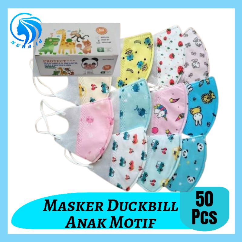 Masker Duckbill Anak 50 Pcs