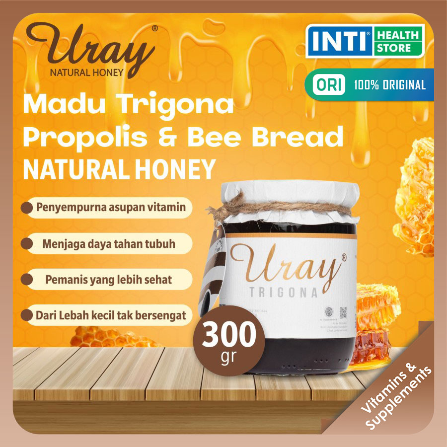 

Madu Uray | Natural Honey Propolis & Bee Bread 300gr | Madu Trigona