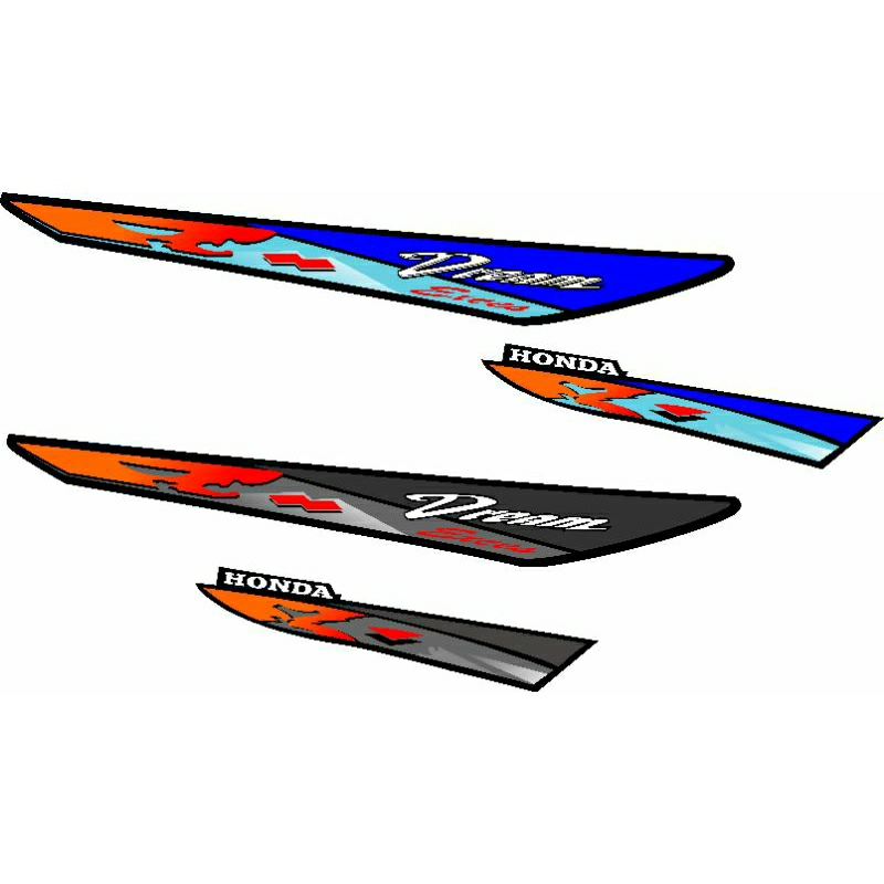 striping honda grand custom dream