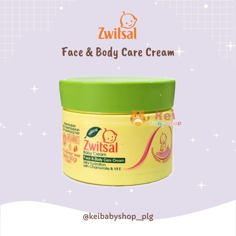 Zwitsal Baby Cream Face and Body Care / Krim Bayi Zwitsal / Krim Wajah Bayi