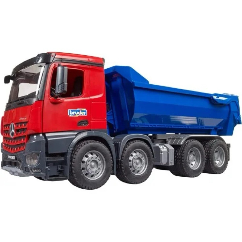 bruder 3621 MB arocs halfpipe dump truck /mainan truck