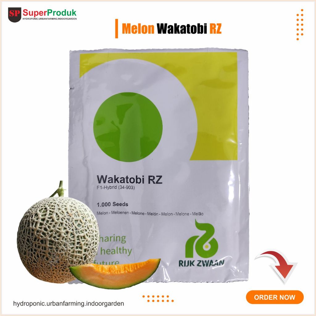 Benih melon wakatobi F1 rz kemasan isi 1000 seed