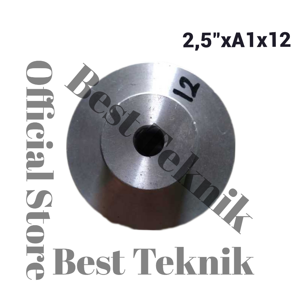 Pully Dinamo Penggerak Alumuniun 2,5 inch As 12,14,16,,19