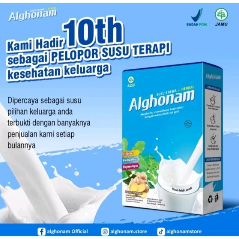 

ALGHONAM SUSU KAMBING ETAWA PLUS HERBAL SUSU BUBUK ORIGINAL