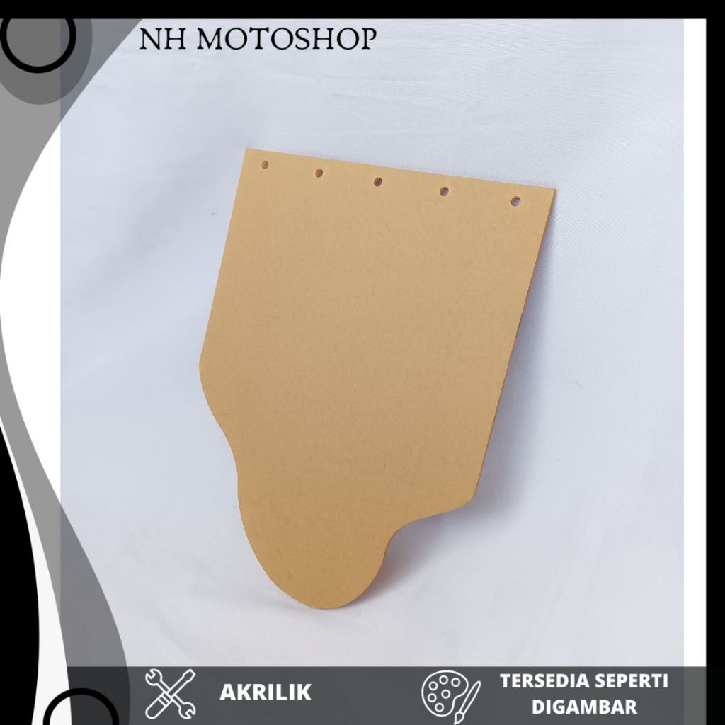 MUDFLAP AKRILIK BEAT DELUXE PENAHAN LUMPUR BEAT STREET NEW 2020 -2023 BEAT NEW
