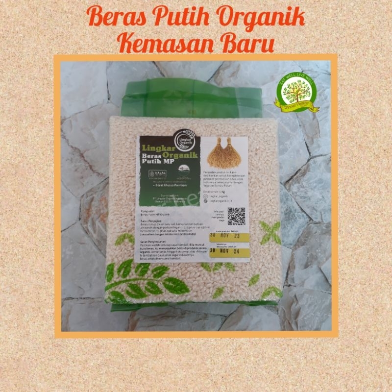 

Beras Organik Menthik Putih / Beras organik Menthik Susu 1 kg Lingkar Organik