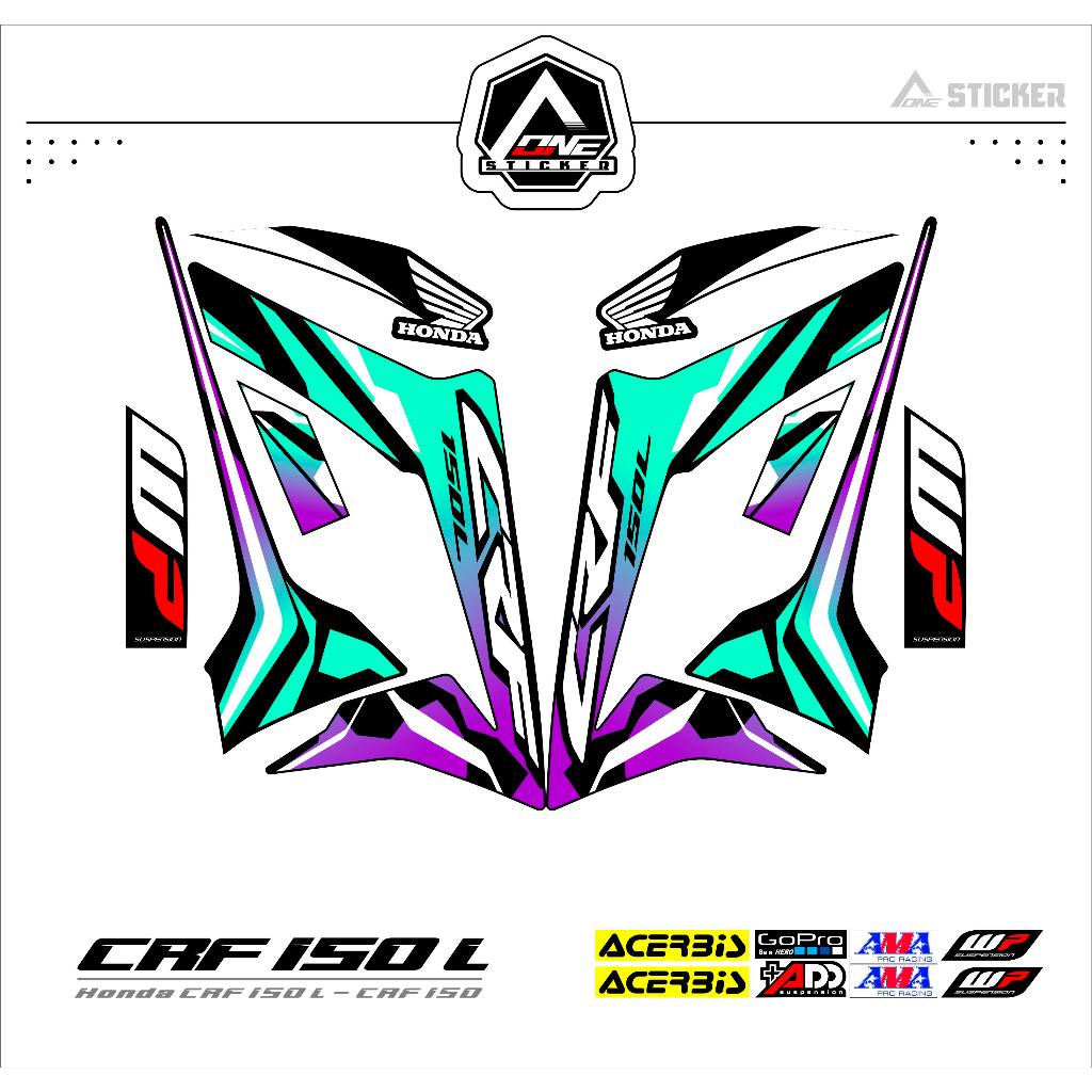 STRIPING HONDA CRF150 L MOTIF 7 / CRF150L / STIKER / STRIPING CRF150 / HONDA CRF / CRF150L / CRF / 1
