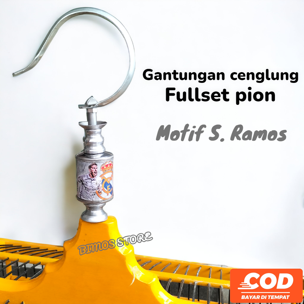 Gantungan Sangkar Burung Kotak Kosan Fullset Pion RAMOS Cantolan Sangkar Murah