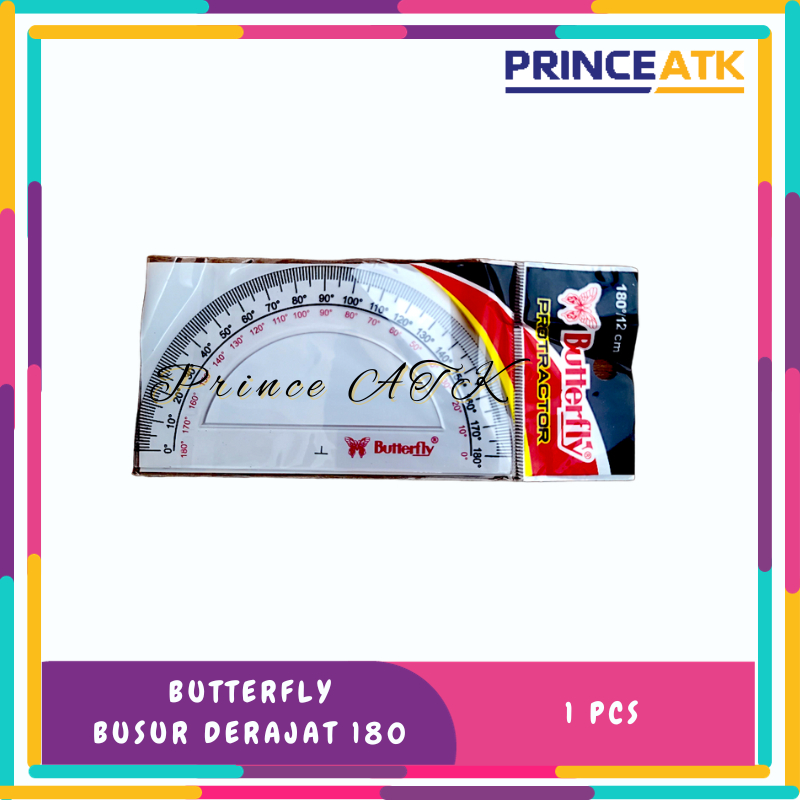 

PENGGARIS BUSUR 180 12CM LUBANG BUTTERFLY