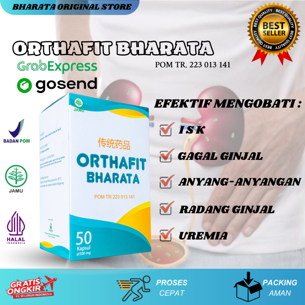 Obat Ginjal Ampuh Obat Herbal Gagal Ginjal Obat Infeksi Ginjal Obat ISK Orthafit Bharata