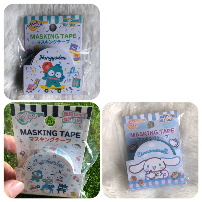 

hangyodon hapidanbui mickey washi tape masking tape selotip kertas dengan motif disney edition original made in Japan Daiso Japan