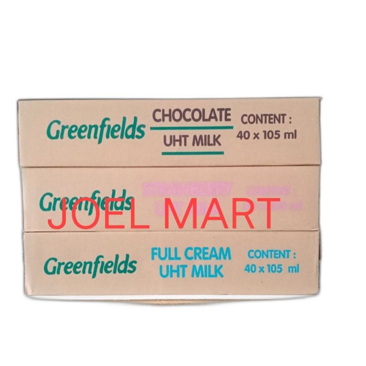 

[KODE JS7BM] GREENFIELDS 105 ML 125ML DUS KARTON / SUSU GREENFIELDS 105ML 105 ML UHT 1DUS ISI 40PCS