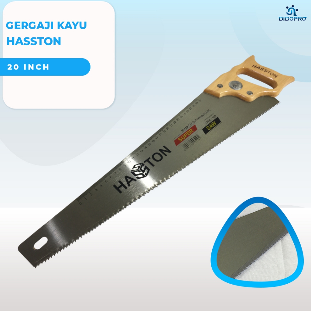 GERGAJI POTONG KAYU / GERAJI POTONG KAYU "HASSTON" / Hand Saw 20 Inch Gorok Ganggang Kayu HASTON PRO
