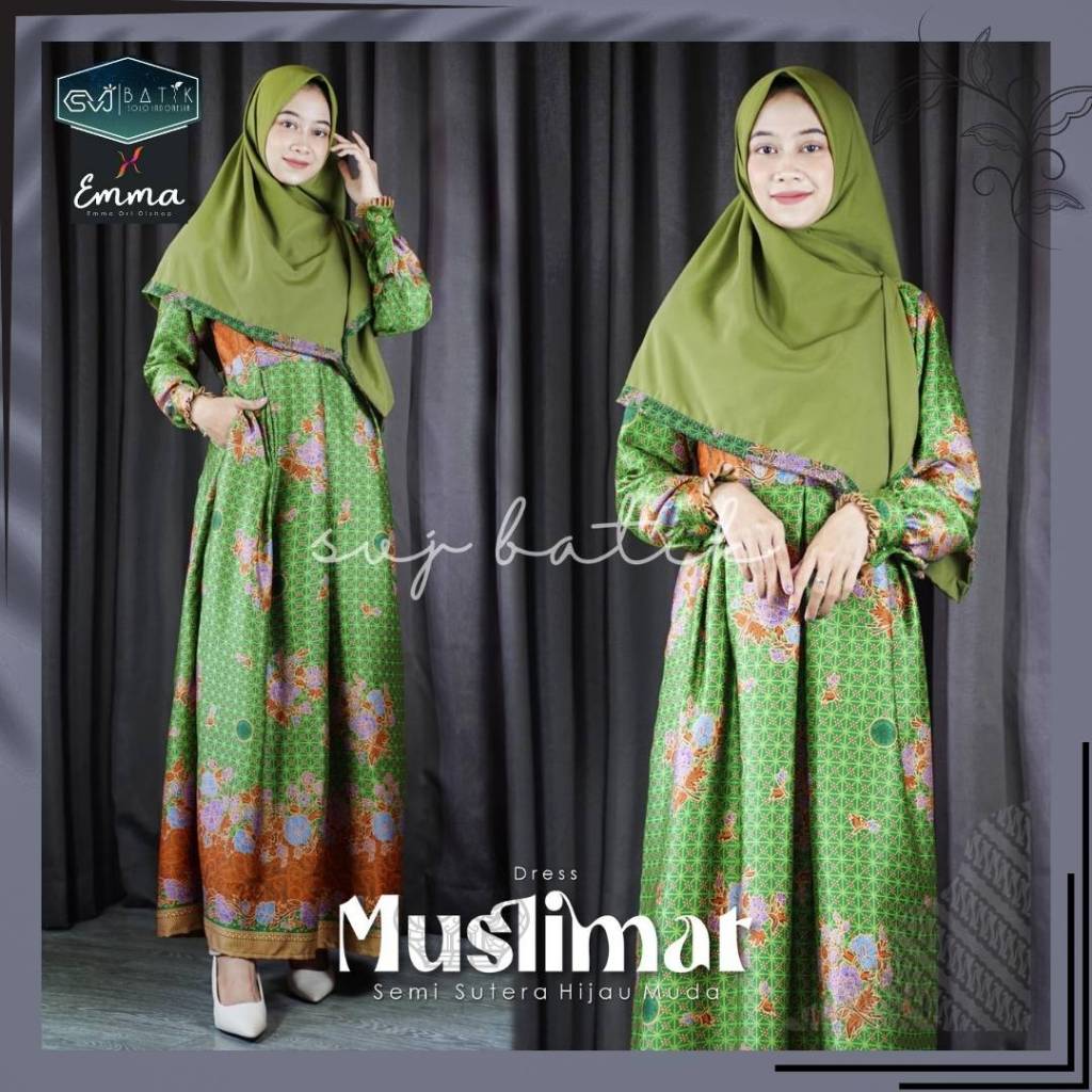 premium free jilbab gamis muslimat nu paket seragam pengajian sanwos premium ori svj batik