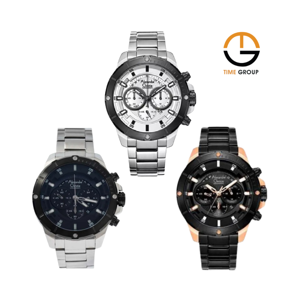JAM TANGAN PRIA ALEXANDRE CHRISTIE AC6529 AC 6529 MC STAINLESS