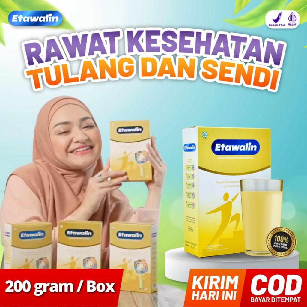 

Etawalin Susu kambing Etawa Atasi Nyeri Sendi Dan Asam Urat Original Tingkatkan Kepadatan & Kesehatan Tulang Sendi Susu Anti Asam Urat Rematik 200 gram