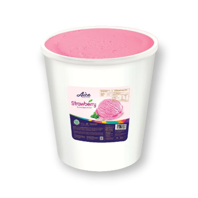 

Aice Strawberry Bucket 8 liter Emberan