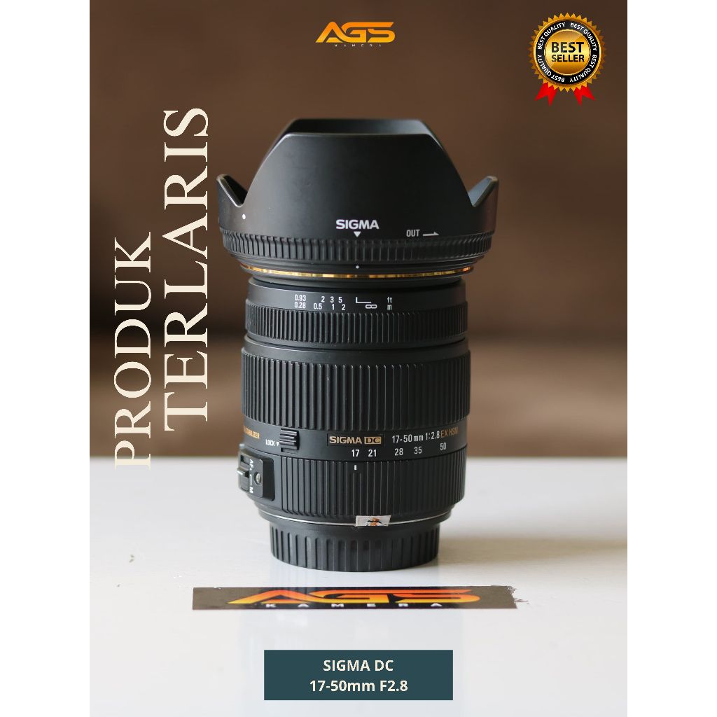LENSA SIGMA DC 17-50mm WIDE FOR CANON LIKE NEW