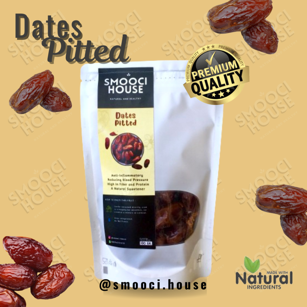 

Dates Pitted Dry Fruit | Kurma Tanpa Biji (100gr)