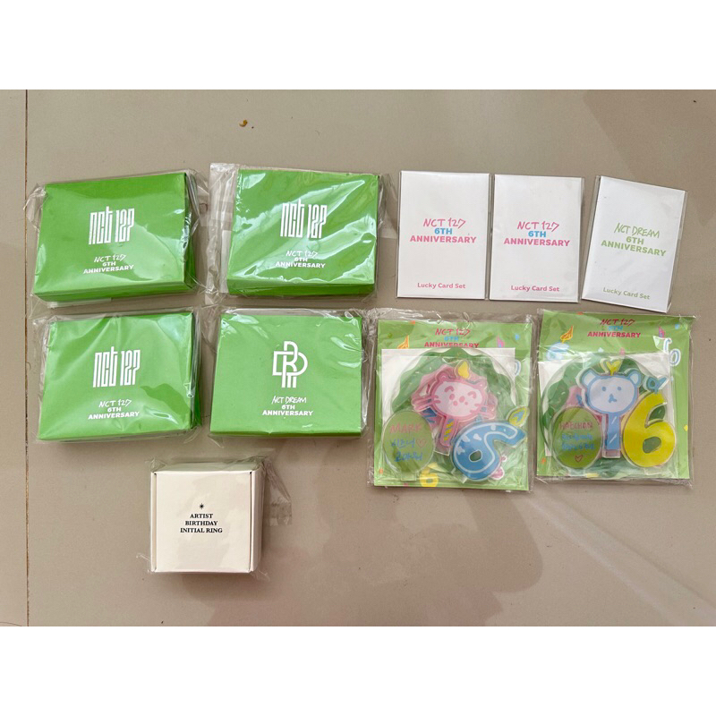 SALE NCT DREAM 127 6th anniversary md necklace acrylic stand lucky card jaemin jeno haechan mark jae