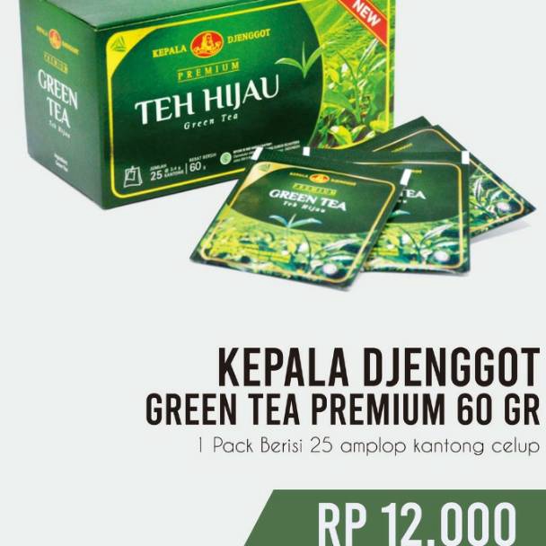 

✥Model Baru➺ Kepala jenggot teh hijau 25 celup diet keto W70