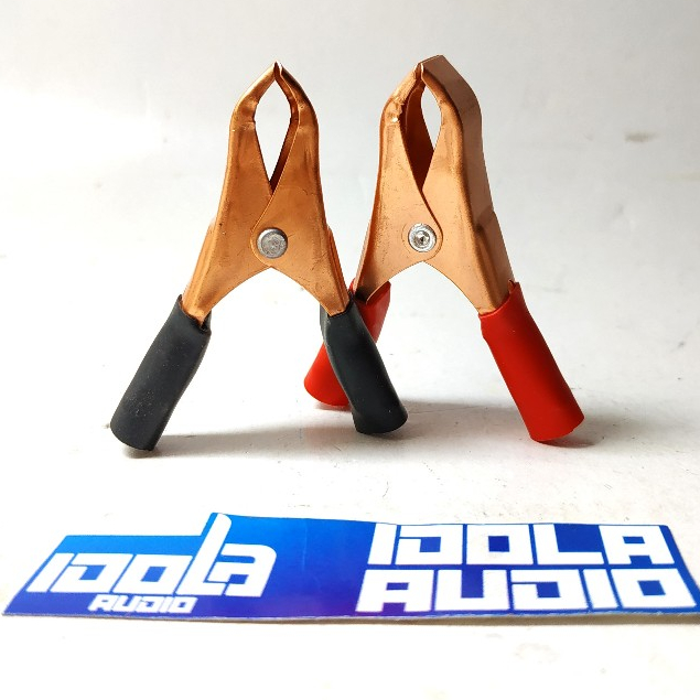(1 SET) Klip Aki (Jepit Aki) 58 mm Tembaga | Jepitan Aki Kecil 58mm Tembaga