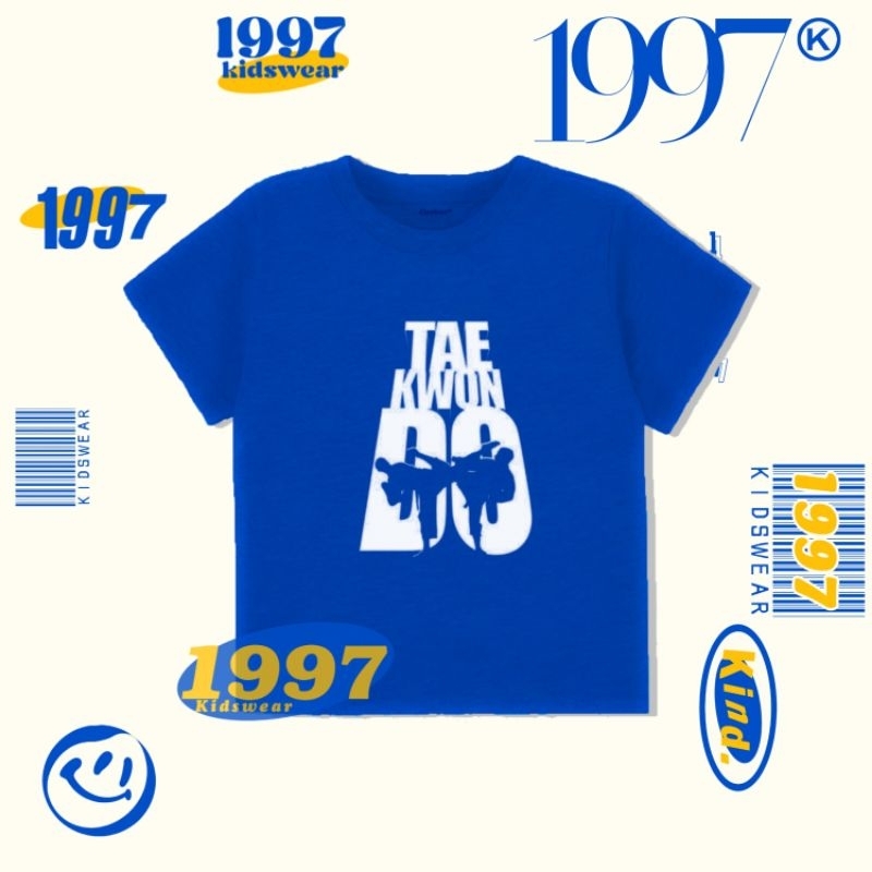Kaos Baju Anak - Tshirt Kids Taekwondo Logo Kaos Tekondo Tekwondo Kids Karate Judo Wushu - 185