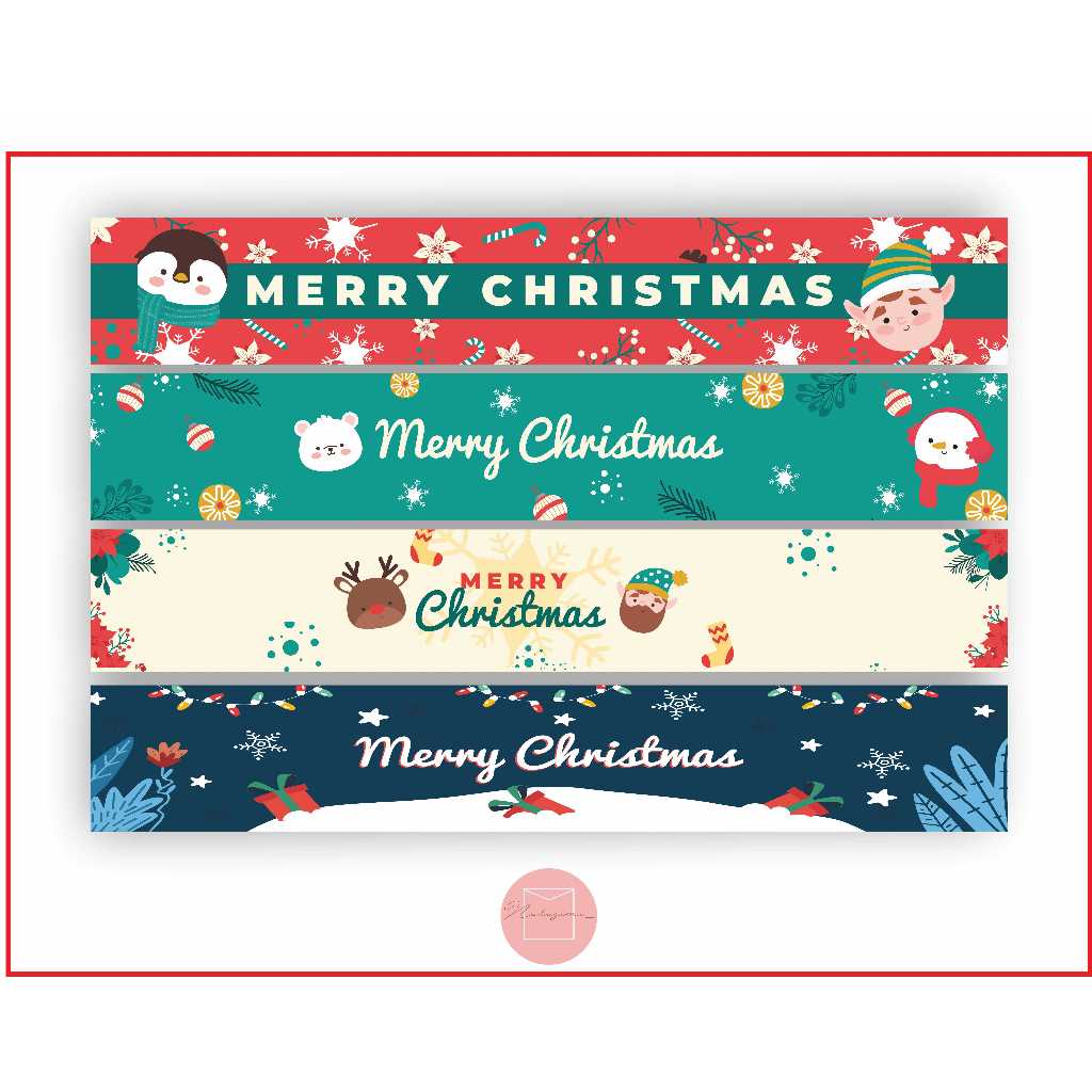 

PAPER BELT - SLEEVE NATAL / Christmast hampers