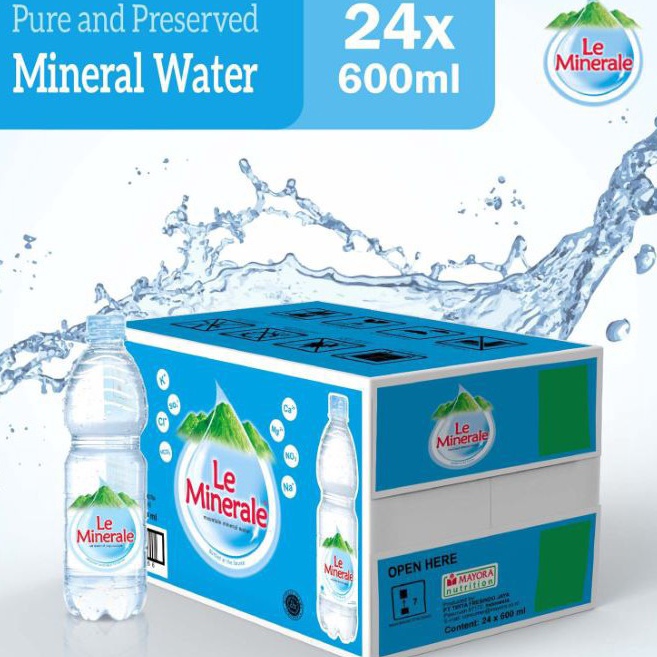 

[KODE 88MS7] Le minerale 600ml - air le minerale kemasan 600ml - le minerale botol 600ml