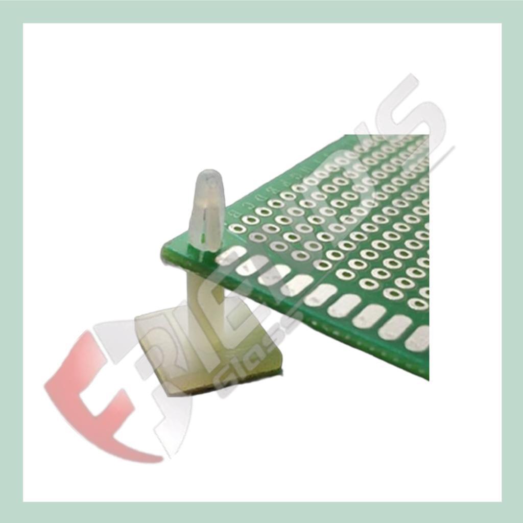 SPACER PCB PLASTIK 13 MM KAKI DUDUKAN PEJEPIT LEM STIKER