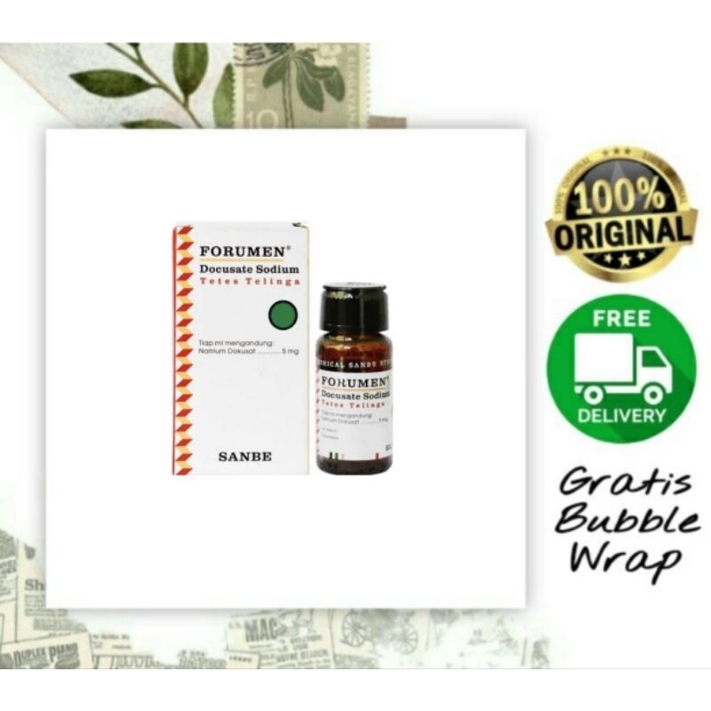 Forumen Drop / Tetes telinga / Tetes Pembersih Telinga