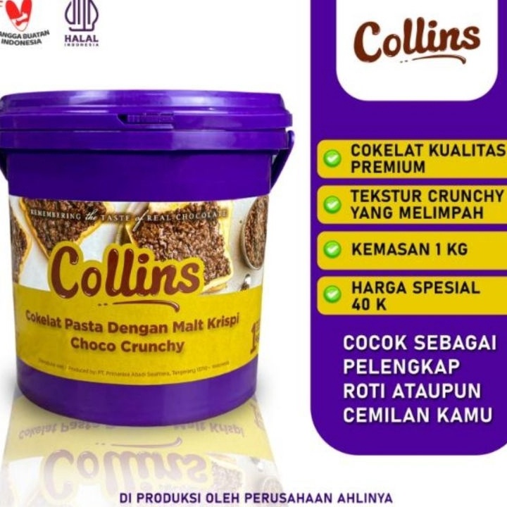 

Baru Collins Dip Glaze 1kg Selai Coklat Matcha Tiramisu ➮➟✤