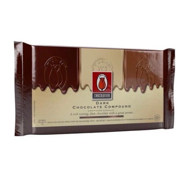 

[KODE NDDC9] Tulip Dark Chocolatepound - Coklat Tulip 1kg