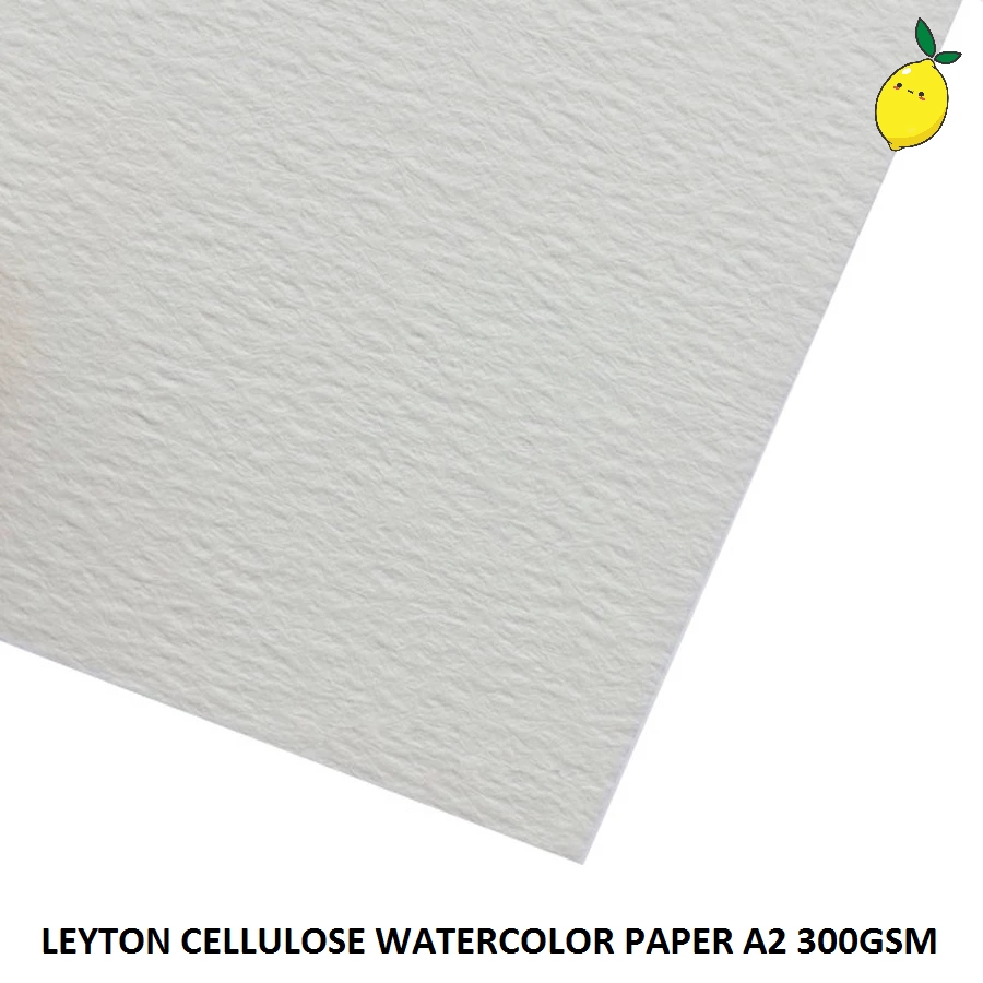 

Leyton Watercolor Paper Cellulose 300gsm A2 1 Lembar