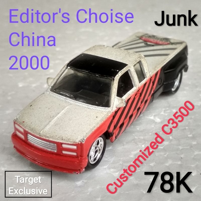 Hot Wheels Editor Choise Customized C3500 Target Exclusive
