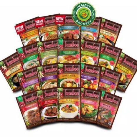 

Pasti Murah Bamboe Bumbu Racik / Bumbu Masak Instant all Varian 60gr / TOM YUM/ TOMYUM / TOM YAM / TOMYAM Thailand HALAL Serba Murah