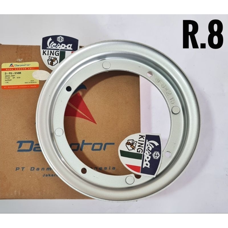 velg vespa ring 8 Danmotor velg standar vespa super ps strada