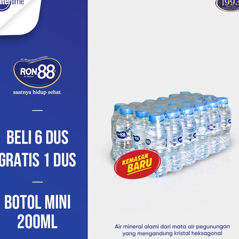 

[KODE K0PYL] RON88 200 ml (6 karton bonus 1 karton)