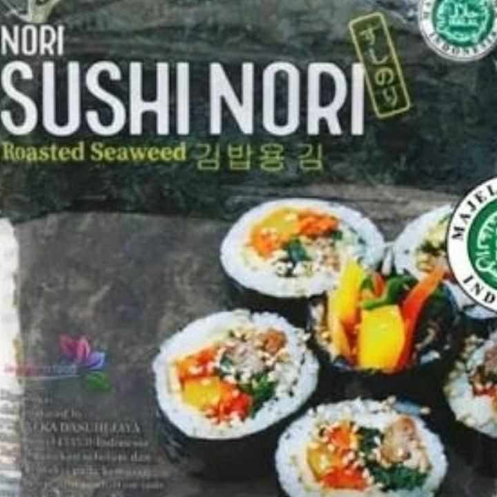 

[KODE V0WOP] Sushi Nori Sheet Gold 10 Lembar / Roasted Seaweed Halal