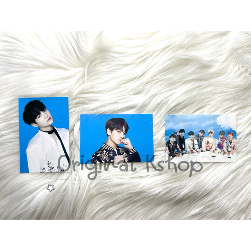BTS Wings Tour Mini Photocard Jungkook Suga