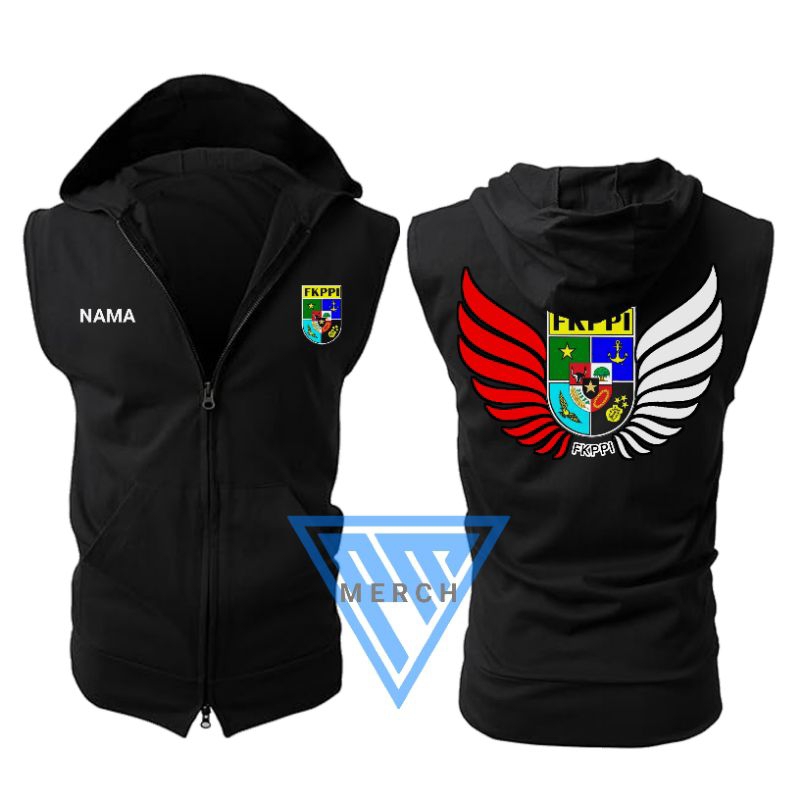 Jaket Rompi Vest Zipper Fkppi