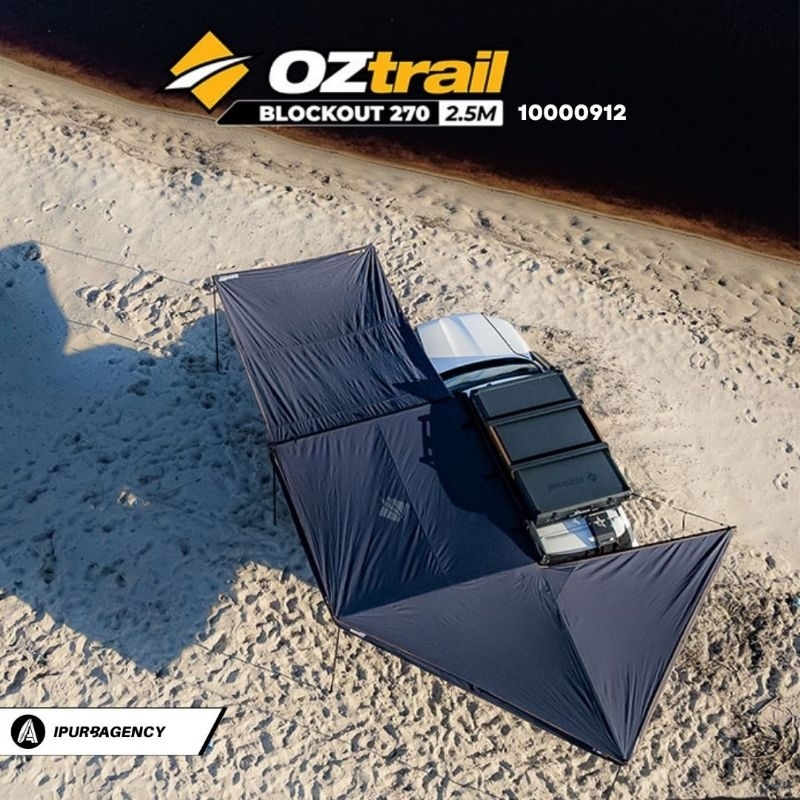 Awning/Tenda Samping Mobil - Oztrail Australia (2,5-Meter) Blockout 270° Awning - 10000912