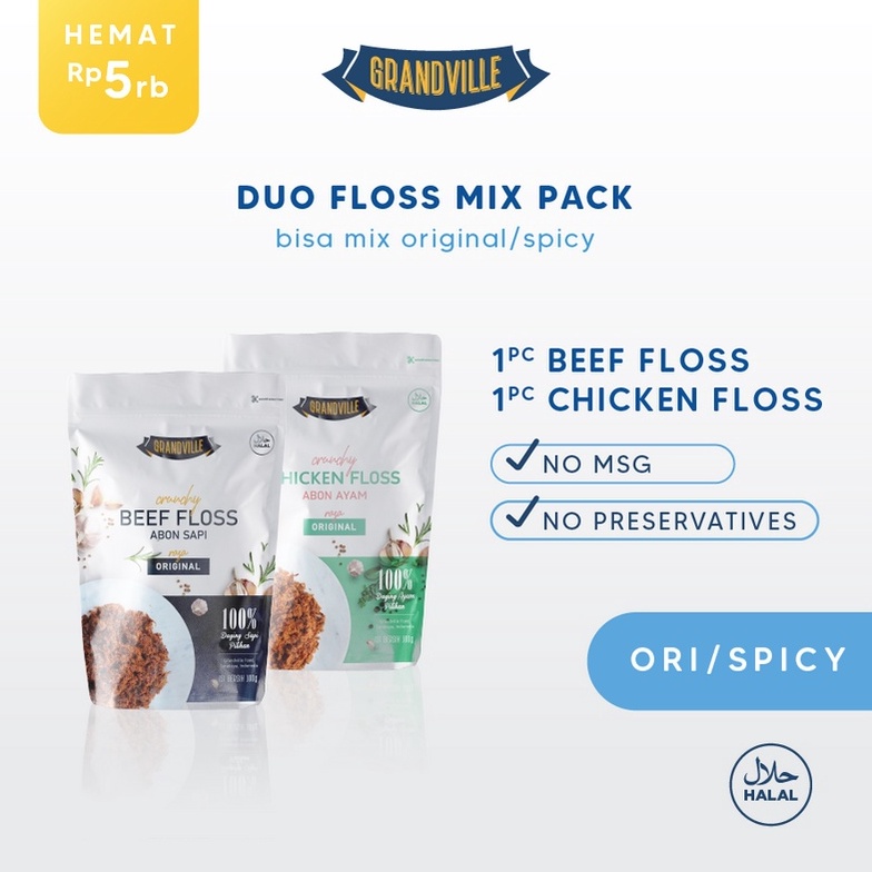 

[✹U71>] Grandville Abon SAPI & AYAM Crunchy Duo Mix Pack [26]