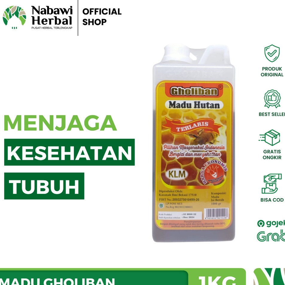 

Best Product GHOLIBAN - Madu Hutan Kalimantan KLM 100% Asli 1kg Ready